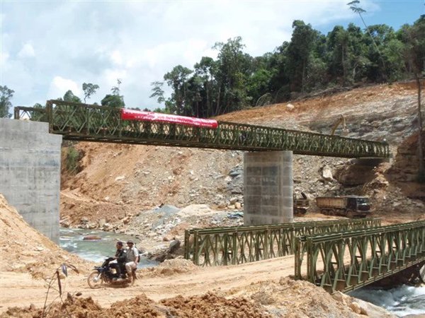 Bailey Bridge For Cambodia
