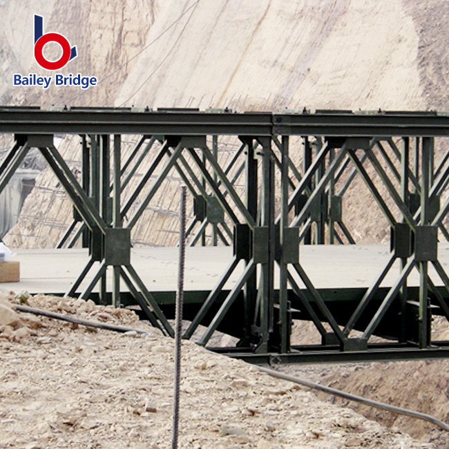 temporary steel bailey bridge 